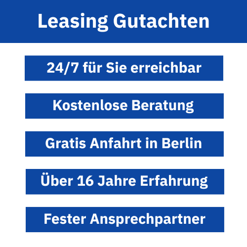 Leasing Gutachten Berlin für Leasing Fahrzeuge mit pfp Ingenieurgesellschaft mbH -
Storkower Str. 124, 10407 Berlin